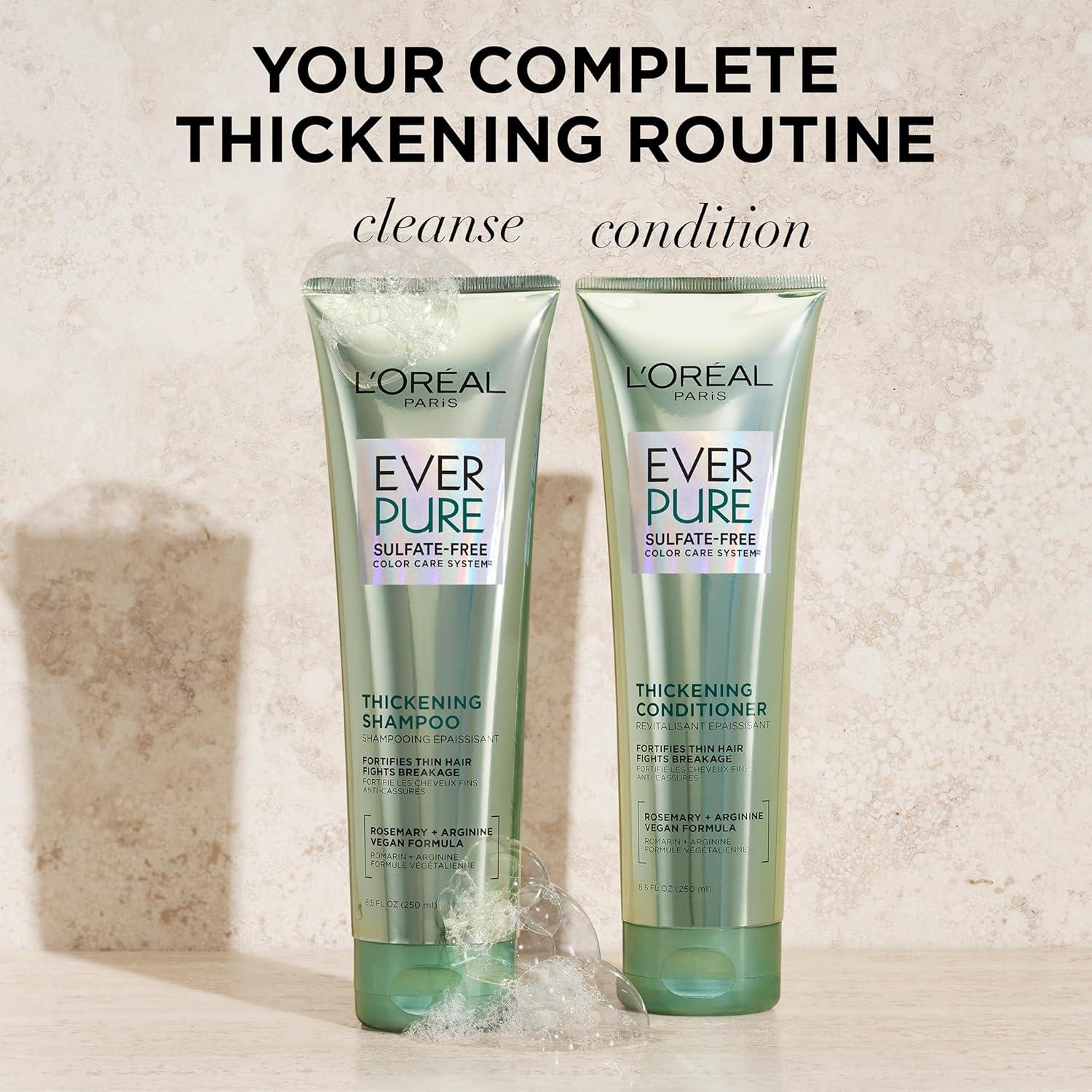 Best Shampoo & Conditioner – L’Oreal Paris Thickening Hair Care Review